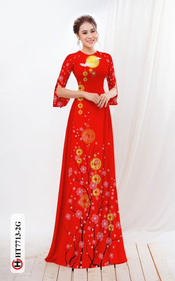 vai ao dai hoa dao mac tet (2)